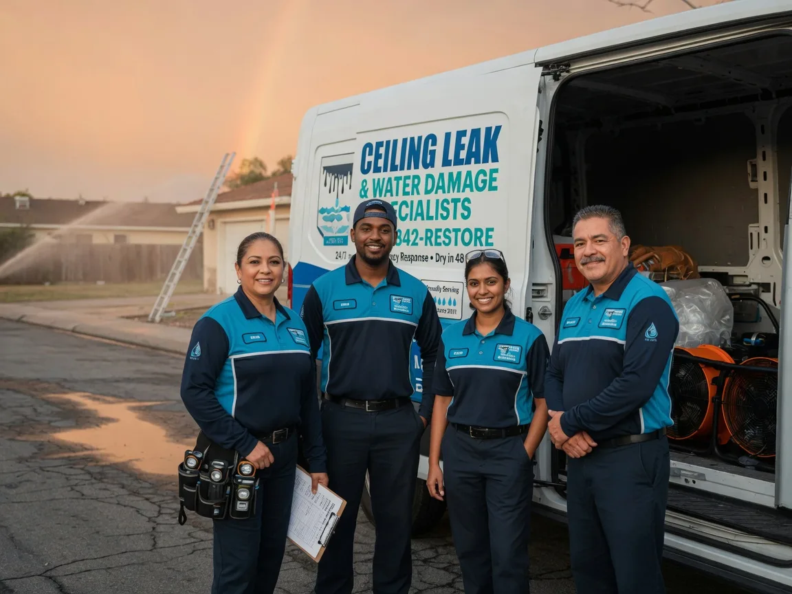 Ceiling Leak Cleanup company in Worthville, PA