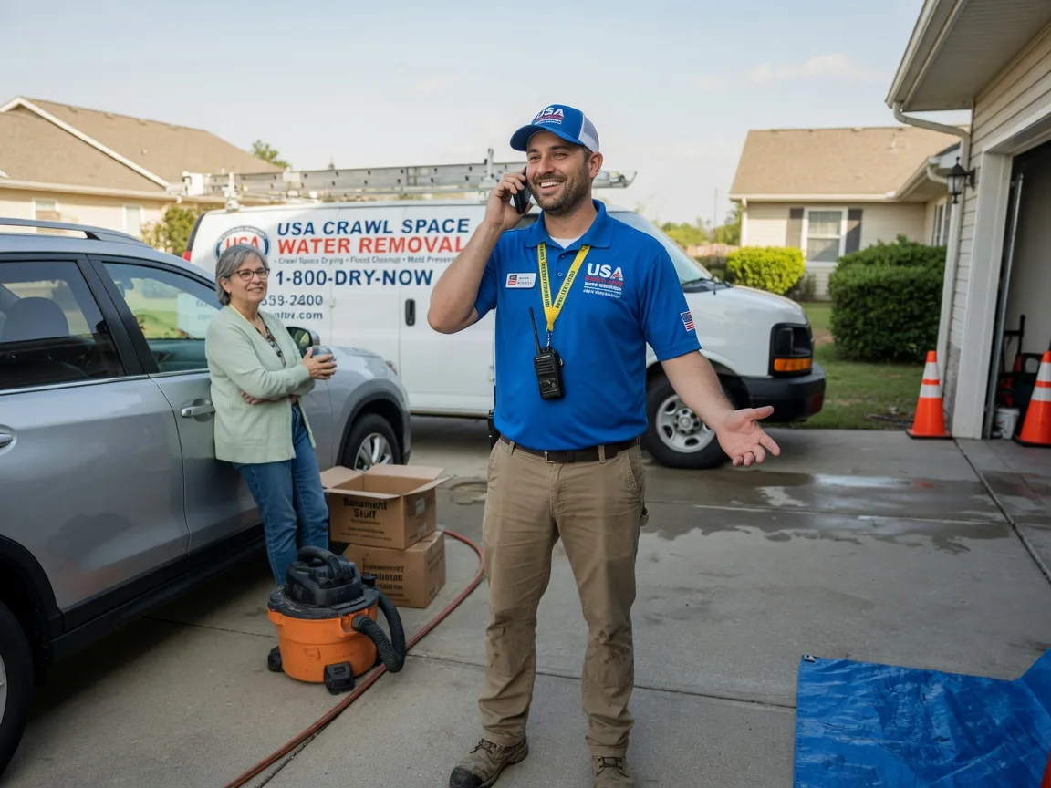 Crawl Space Water Removal Worthville, PA FAQs
